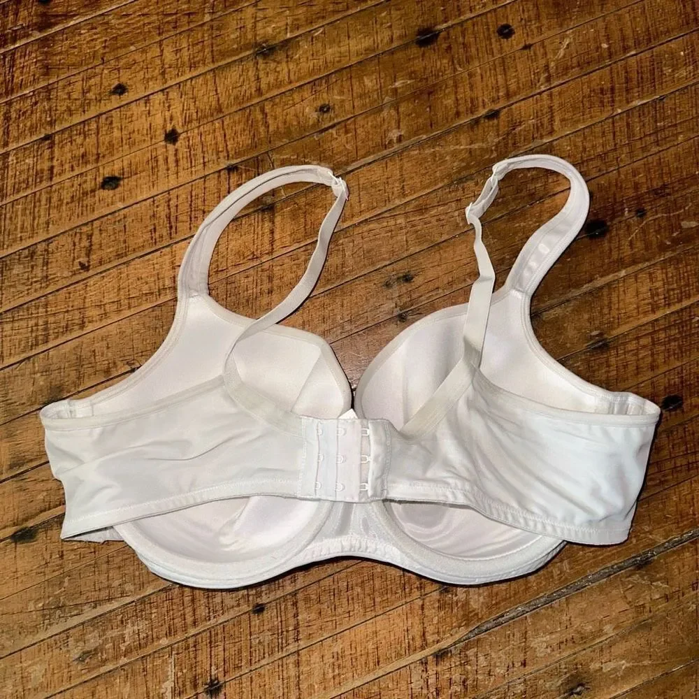 Cacique lightly lined full figure 44C lingerie Balconette bra